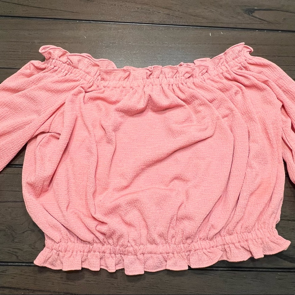 Off Shoulder Crop Top